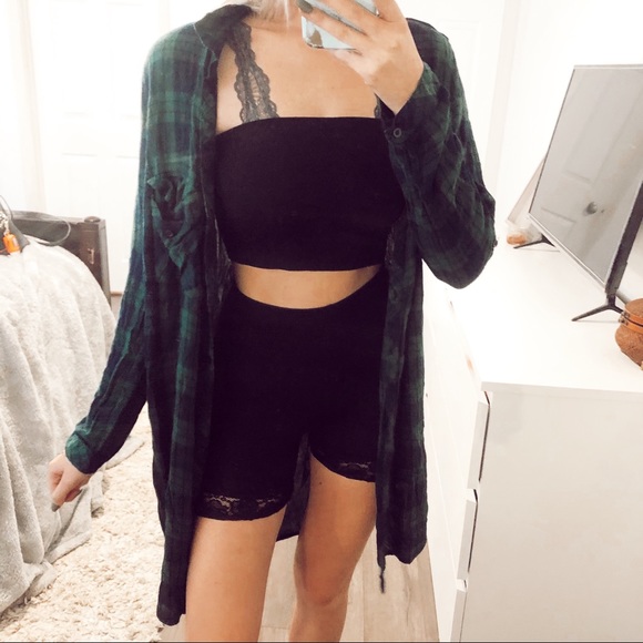 Live 4 Truth Sweaters - Live 4 Truth Green Plaid Maxi Flannel